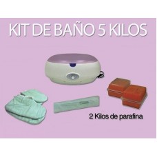 Kit baño de parafina 5 kilos 